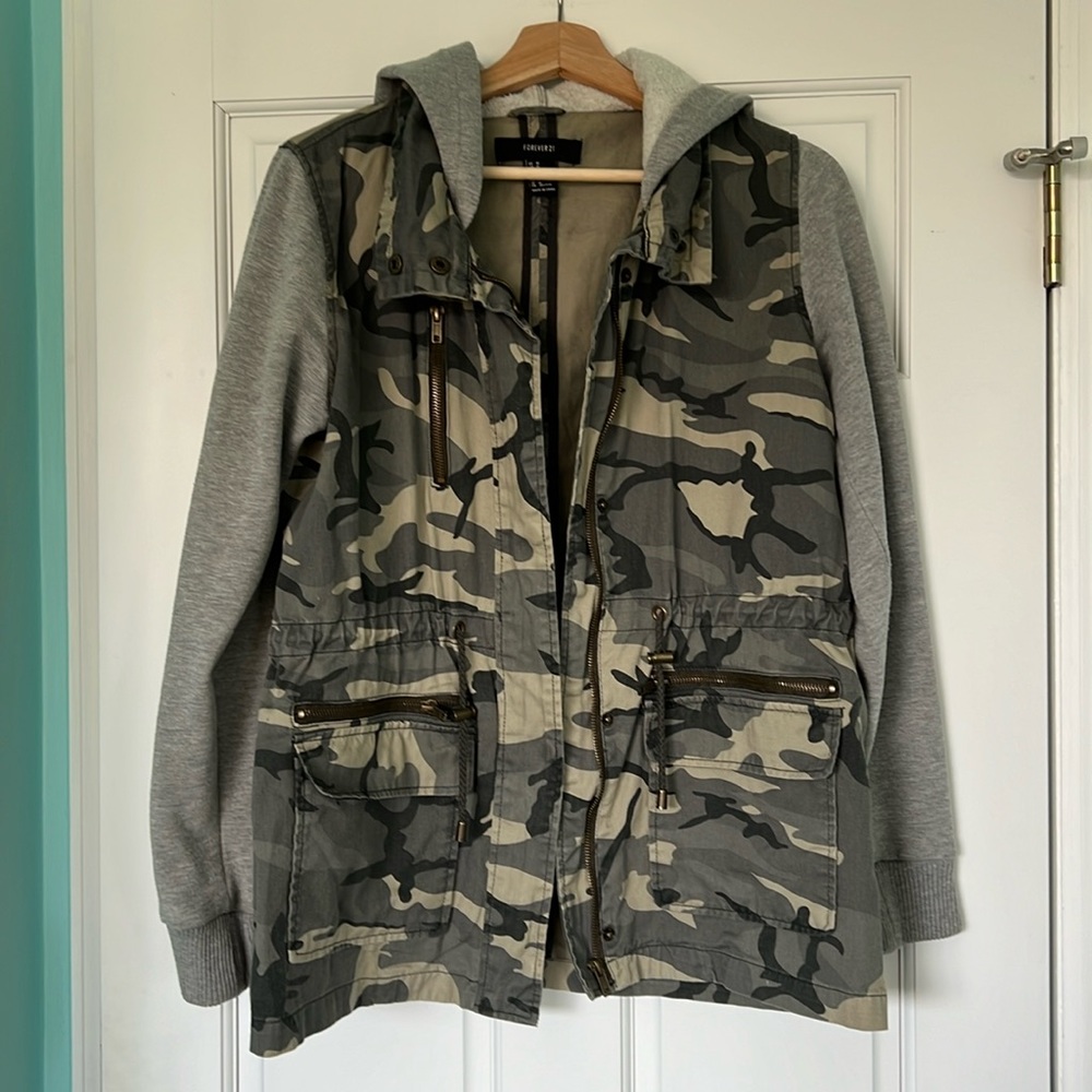 Forever 21 Camo Utility Jacket